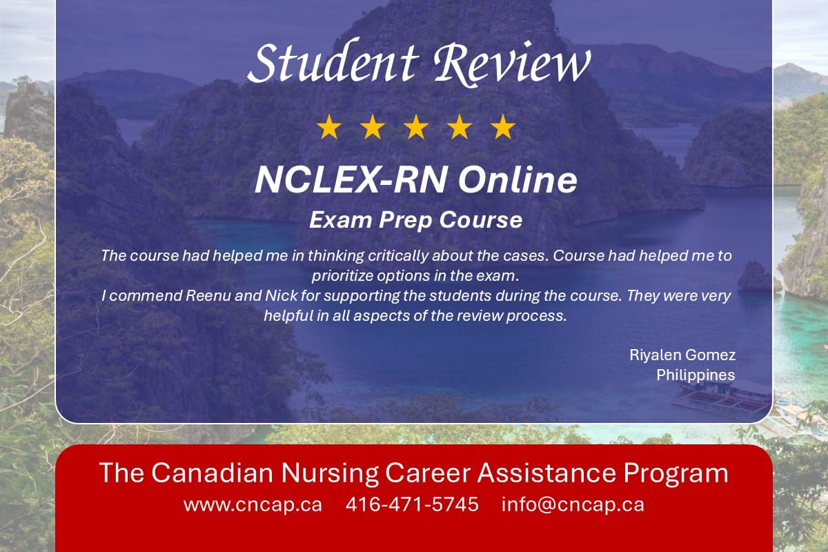 Student for NCLEX RN online class from Philippines